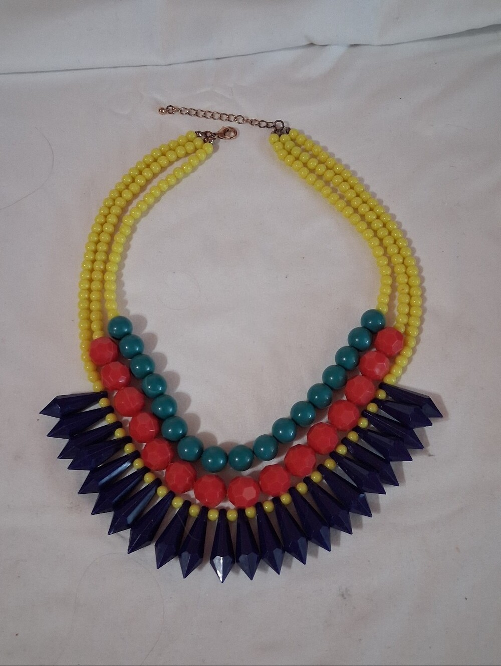 Layered Colorblock Necklace